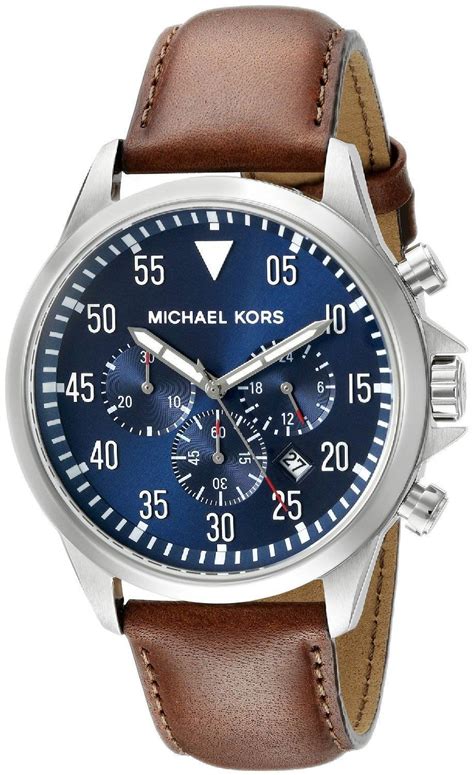 michael kors uhr blau welt|Michael Kors men's blue.